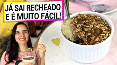 AMASSE SUAS BANANAS ASSIM! FÁCIL, JÁ SAI RECHEADO DO FORNO! É SAUDÁVEL E SEM AÇÚCAR!