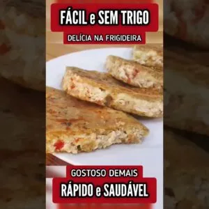 SUBSTITUA O PÃO! Delícia SEM TRIGO de Frigideira - Rápida, MARAVILHOSA e Saudável!