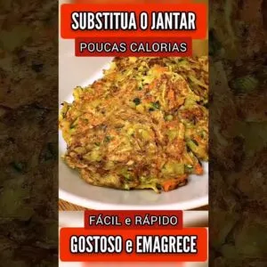 SUBSTITUA O JANTAR! Delícia FÁCIL com POUCAS CALORIAS - Rápido, Barato e Poucos Ingredientes