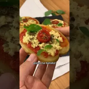 NÃO QUER MAIS COMER GLÚTEN? CONHEÇA A PIZZA NA BATATA! É fácil e saudável pra qualquer hora!
