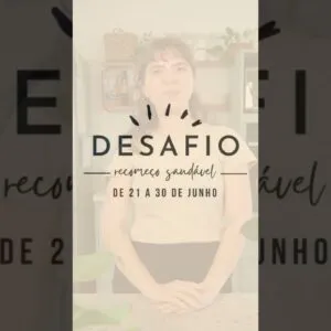 10 DIAS PARA MUDAR SEUS HÁBITOS | Desafio Recomeço Saudável #shorts