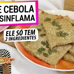 PÃO DE CEBOLA DE LIQUIDIFICADOR SÓ 2 INGREDIENTES! PROPRIEDADES ANTI-INFLAMATÓRIAS