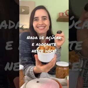 É Doce, mas s/ açúcar e adoçantes! Aprenda o truque deste doce de abóbora saboroso!