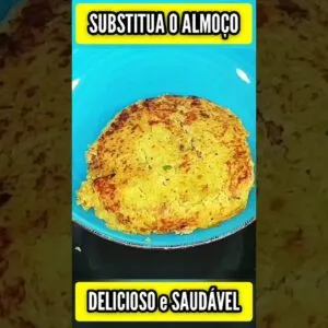 SUBSTITUA O ALMOÇO! Delícia SAUDÁVEL, SEM FARINHA, FÁCIL e BARATA - É muito gostoso!