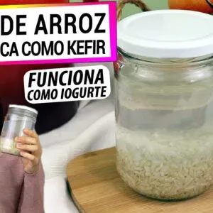 KEFIR PRA QUÊ? FAÇA ÁGUA DE ARROZ PROBIÓTICA MAIS FÁCIL E SAUDÁVEL COMO IOGURTE!