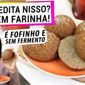 PÃO DE LENTILHA SEM FARINHA ANTI-INFLAMATÓRIO! NOVIDADE FÁCIL, PÃO SUPER FOFINHO!