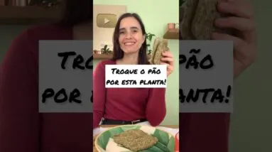 SOLUÇÃO PERFEITA PRA TROCAR O PÃO! Use esta planta rica em proteína! Fácil e rápido!