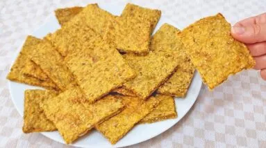 SÓ 3 INGREDIENTES! Delícia SEM FARINHA no LANCHE ou CAFÉ DA MANHÃ, Fácil e Saudável