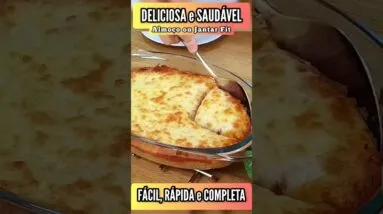 SUBSTITUA O JANTAR! Delícia SEM FARINHA, Fácil, Rápida e Saudável - Poucos Ingredientes