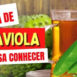 Chá das FOLHAS DE GRAVIOLA para Açúcar no Sangue, Vermes, Fígado,... - Benefícios e Como Usar