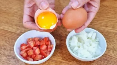 SUBSTITUA O ALMOÇO em 3 MINUTOS! Delícia Fácil, Barata, Saudável e Poucos Carboidratos (Sem Farinha)