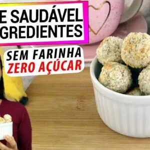 LANCHE SAUDÁVEL SÓ 2 INGREDIENTES! MISTURE O COCO E A BANANA! É INCRÍVEL!