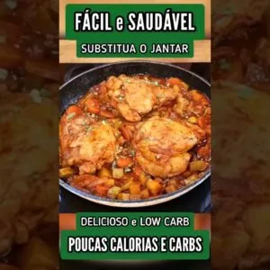 SUBSTITUA O JANTAR! Delícia FÁCIL e SAUDÁVEL com POUCOS CARBOIDRATOS (Low Carb)