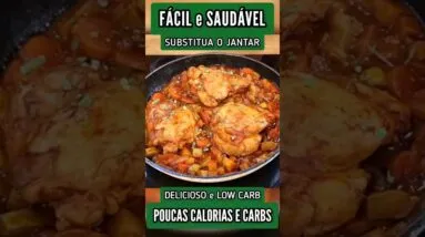SUBSTITUA O JANTAR! Delícia FÁCIL e SAUDÁVEL com POUCOS CARBOIDRATOS (Low Carb)
