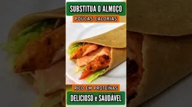SUBSTITUA O ALMOÇO! Delícia SEM TRIGO, POUCAS CALORIAS e SAUDÁVEL - Fácil e Rico em Proteínas
