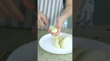 PICOLÉ SAUDÁVEL DE BANANA E CHOCOLATE #shorts