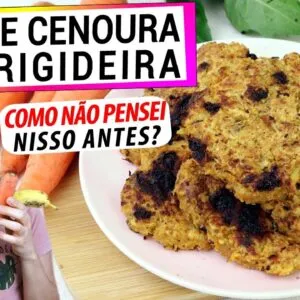 CENOURA, MAÇÃ E AVEIA NA FRIGIDEIRA! NÃO PAREI MAIS DE FAZER DEPOIS QUE DESCOBRI! SAUDÁVEL E FÁCIL!