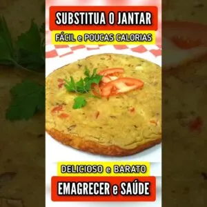 SUBSTITUA O JANTAR! Delícia com POUCAS CALORIAS que derrete na boca!