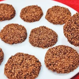 Só 3 INGREDIENTES! ZERO FARINHA, AÇÚCAR e LEITE! Biscoito Fácil e Saudável (+ Fibras + Cálcio)