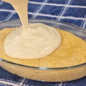 Só 5 MIN! O famoso BOLO ALAGADO, na versão SEM TRIGO E AÇÚCAR - Poucas Calorias e Carboidratos