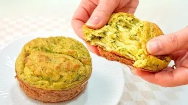Só 4 MIN! SUBSTITUA O JANTAR com POUCAS CALORIAS - Delícia SEM TRIGO, Fácil, Saudável e Barata