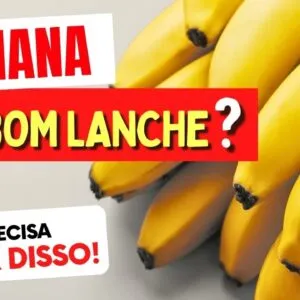 1 BANANA é um BOM LANCHE? O que você PRECISA SABER!