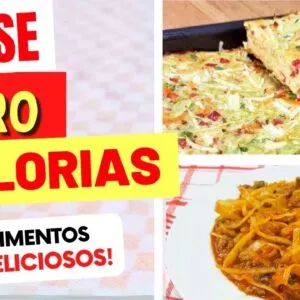 10 COMIDAS DELICIOSAS com QUASE ZERO CALORIAS