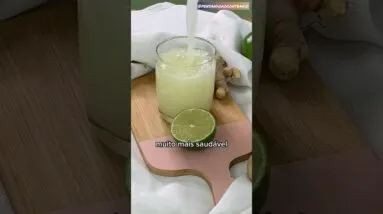 Agora só faço limonada assim! É muito mais saudável! Descubra como faço!