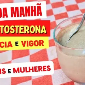 Café da Manhã para TESTOSTERONA, POTÊNCIA e VIGOR Naturalmente - Homens e Mulheres