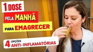Só 1 DOSE curta DE MANHÃ - 4 EMAGRECEDORES Naturais e Anti-inflamatórios (Saúde e Energia)