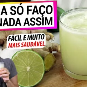 TROQUEI A LIMONADA COMUM POR ESTA VERSÃO ULTRA SAUDÁVEL! SÓ FAÇO ASSIM AGORA!