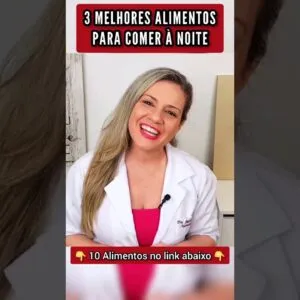 👆 3 ALIMENTOS para COMER à NOITE