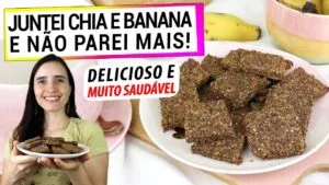 CHIA E BANANA, MISTURE OS DOIS! NUNCA PENSEI QUE FICARIA TÃO DELICIOSO E SAUDÁVEL!