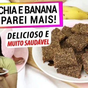 CHIA E BANANA, MISTURE OS DOIS! NUNCA PENSEI QUE FICARIA TÃO DELICIOSO E SAUDÁVEL!