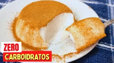Só 3 INGREDIENTES e ZERO CARBOIDRATOS! Delícia SEM AÇUCAR, LEITE E FARINHA - Fácil, Rápida, Low Carb