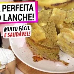 SE VOCÊ TEM BANANA, FAÇA ESTA DELÍCIA SEM AÇÚCAR! PERFEITA E SAUDÁVEL, NÃO PARO DE FAZER!