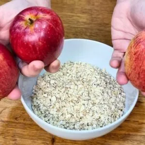 NÃO COMA PÃO! Misture MAÇÃ e AVEIA e vai AMAR! Sem Farinha, Açúcar e Gordura - Fácil e Saudável