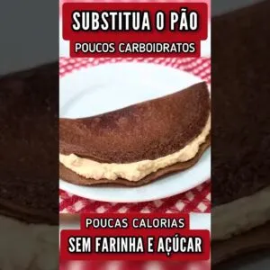 SUBSTITUA O PÃO! Só 4 INGREDIENTES, Sem Farinha e Açúcar, Poucas Calorias e Low Carb!