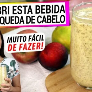 ESTA BEBIDA AQUI PREVINE QUEDA DE CABELO! DESCUBRA COMO É SIMPLES DE FAZER!