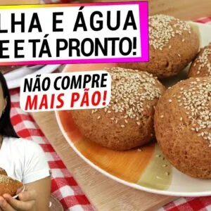 SE TEM LENTILHA E ÁGUA, NÃO COMA PÃO COM ESTA RECEITA SUPER FÁCIL! SEM GLÚTEN E VEGANO!