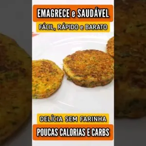 JANTAR com POUCAS CALORIAS e LOW CARB - Delícia Fácil, Rápida, Barata (Sem Farinha)