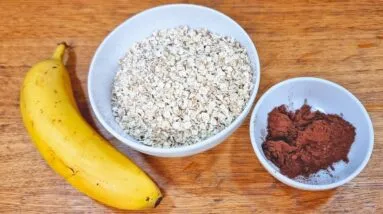 Só 3 MIN! Café da Manhã INCRÍVEL, SEM FARINHA E AÇÚCAR! Fácil e Barato (+ Fibras, + Proteínas)