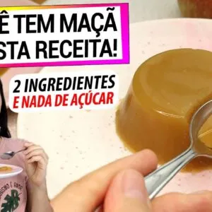 SE TEM MAÇÃ, PREPARA ESTA RECEITA DELICIOSA E SAUDÁVEL! NÃO PARO DE FAZER DE TÃO FÁCIL!