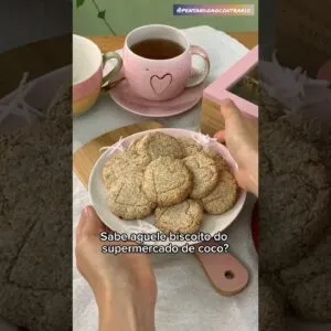 SÓ aveia e coco! Faça isso para o lanche saudável fácil perfeito. Não coma pão!