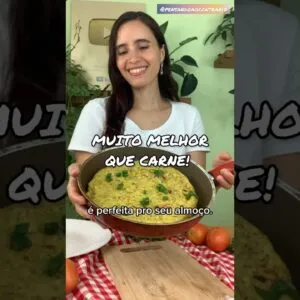Melhor que carne! Receita perfeita para o almoço! Fácil e rica em proteína!
