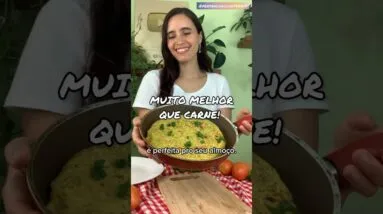 Melhor que carne! Receita perfeita para o almoço! Fácil e rica em proteína!