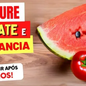 Misture TOMATE e MELANCIA Assim! TODOS DEVERIAM CONSUMIR APÓS 50 ANOS