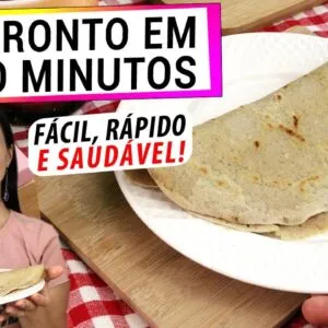 SUBSTITUA O PÃO EM 5 MINUTOS! SÓ 2 INGREDIENTES, TÃO FÁCIL QUE NÃO COMPRO MAIS PÃO!