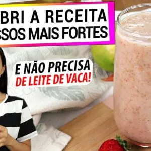 FAÇO SEMPRE ESTA VITAMINA PARA OSSOS MAIS FORTES!  O SEGREDO ESTÁ NESTAS PLANTAS!