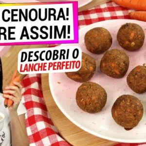 SE VOCÊ TEM CENOURA E AVEIA, FAÇA ISSO! SEM AÇÚCAR, SEM FOGÃO, É O PERFEITO LANCHE SAUDÁVEL!